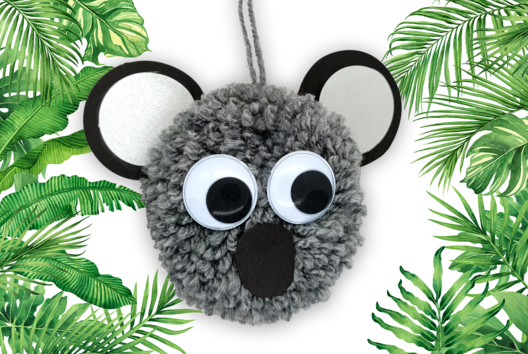 koala pompon laine enfants - Animal Crafts: Our Creative Ideas for Children - 10doigts.fr