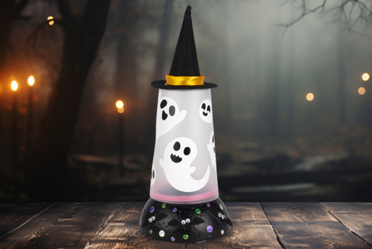 lámpara fantasma DIY Halloween niños - Actividades manuales Halloween - 10doigts.fr - 2