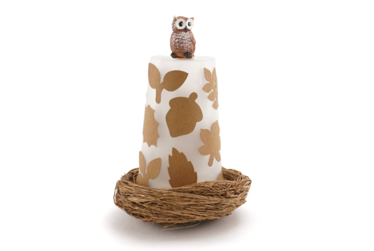 Photophore d'automne - le hibou - 2 - Autumn Crafts - 10doigts.com - Autumn Crafts - 10doigts.fr - 2