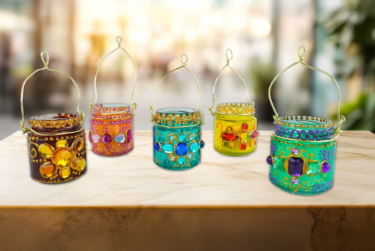 linternas pintura vitral - Actividades manuales luces - 10doigts.fr - 2