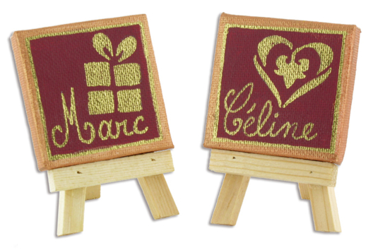 Red and Gold Party Place Card - 0 - Craft Activities for Holiday Tables - 10doigts.com - Craft Activities for Holiday Tables - 10doigts.fr