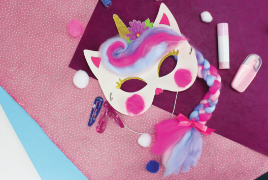 Unicorn Masks - 1 - Carnival, Mardi Gras Crafts - 10doigts.com - Carnival, Mardi Gras Crafts - 10doigts.fr