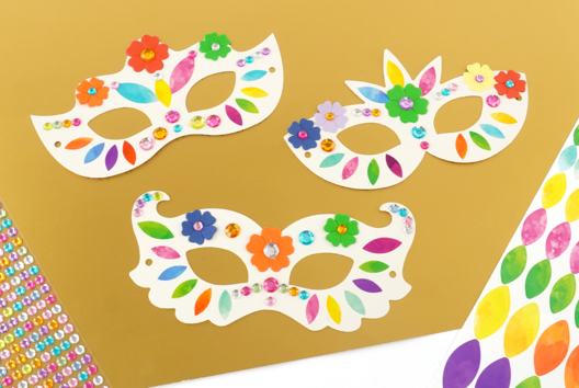 máscaras a decorar carnaval niños - Actividades manuales Carnaval, Martes de Carnaval - 10doigts.fr - 2