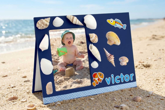 nouveau cadre plage victor - Arts and Crafts Activities on the Theme of Nature for Children - 10doigts.fr