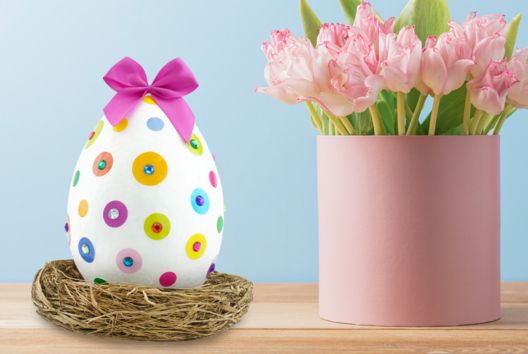 Easter Egg in a Straw Nest - 1 - DIY Easter Crafts - 10doigts.com - DIY Easter Crafts - 10doigts.fr