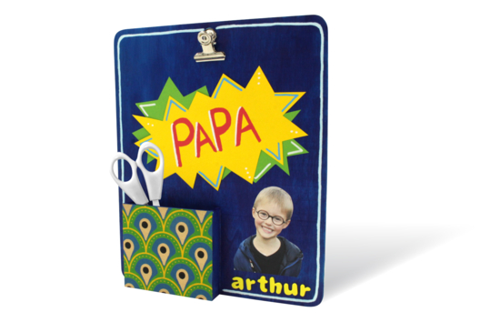 organizador de escritorio regalo día del padre - Manualidades día del padre - 10doigts.fr