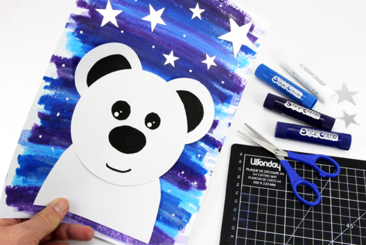 oso polar papel actividad niños invierno - Actividades manuales animales: nuestras ideas creativas para los niños - 10doigts.fr