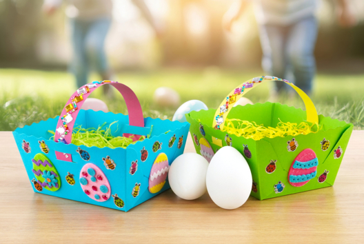 cesta de Pascua DIY para niños - Actividades manuales DIY Pascua - 10doigts.fr