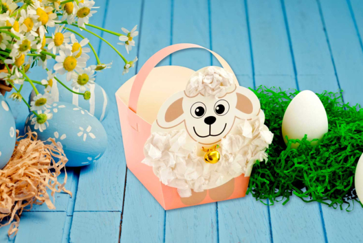 CUADRO PROPONER MOUTON - Actividades manuales DIY Pascua - 10doigts.fr