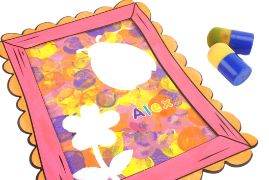 peinture printemps enfants - Spring Crafts - 10doigts.fr - 2