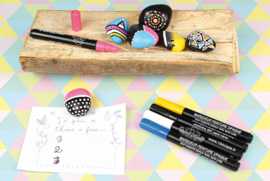 Rock Painting - 1 - Arts and Crafts Activities on the Theme of Nature for Children - 10doigts.com - Arts and Crafts Activities on the Theme of Nature for Children - 10doigts.fr - 2