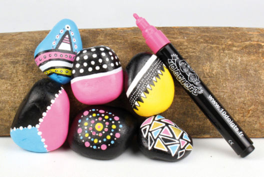 Rock Painting - 0 - Arts and Crafts Activities on the Theme of Nature for Children - 10doigts.com - Arts and Crafts Activities on the Theme of Nature for Children - 10doigts.fr