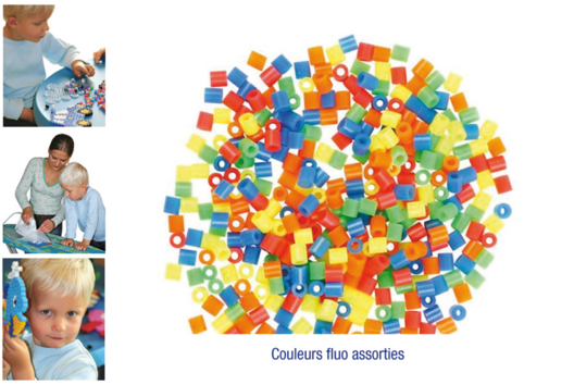Abalorios para planchar Hama - Actividades manuales de perlas fusionadas para trabajar en su precisión y su imaginación - 10doigts.fr - 2