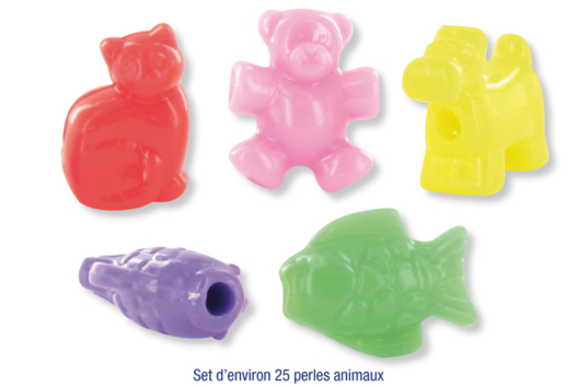 Shamballas... with bayadere beads and animal beads - 1 - Handicrafts for Creating Your Jewelry - 10doigts.com - Handicrafts for Creating Your Jewelry - 10doigts.fr - 2