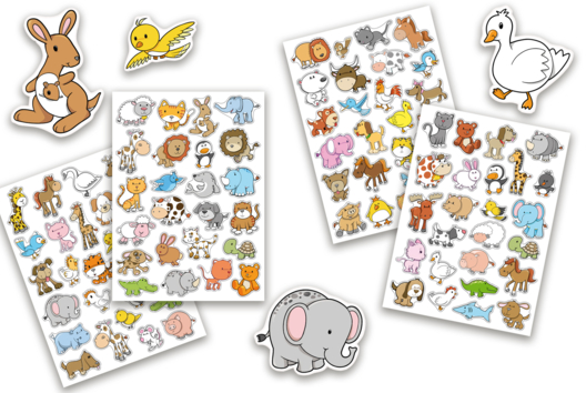 Animal Stickers - Stickers - 10doigts.fr