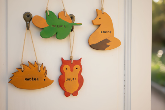 Placa de Puerta Plastiroc Otoño - Actividades manuales de modelado - 10doigts.fr