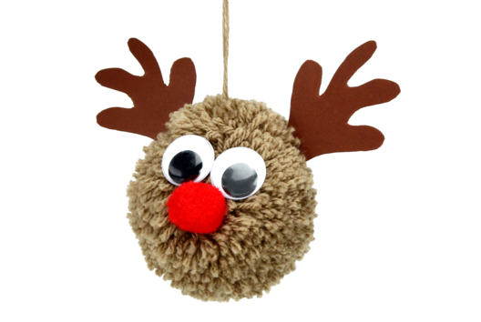 Christmas Reindeer Pom Pom - 1 - Animal Crafts: Our Creative Ideas for Children - 10doigts.com - Animal Crafts: Our Creative Ideas for Children - 10doigts.fr