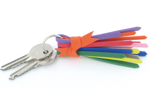 Llavero de goma blanda - Manualidades día de la madre - 10doigts.fr