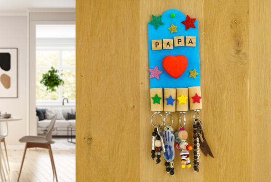 Llavero mural Día del Padre regalo - Manualidades día de la madre - 10doigts.fr