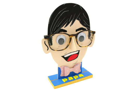 porte gafas regalo día del padre - Manualidades día del padre - 10doigts.fr
