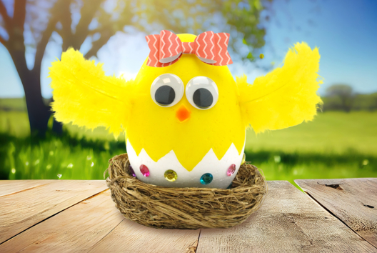 Célestin the little chick - 1 - DIY Easter Crafts - 10doigts.com - DIY Easter Crafts - 10doigts.fr