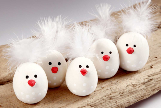 pollitos de arcilla - Actividades manuales de modelado - 10doigts.fr