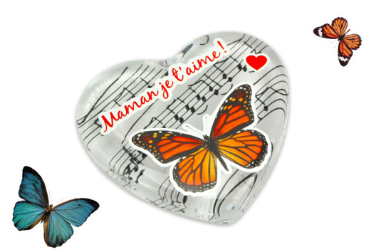 sujetapapeles de vidrio mamá - Manualidades día de la madre - 10doigts.fr