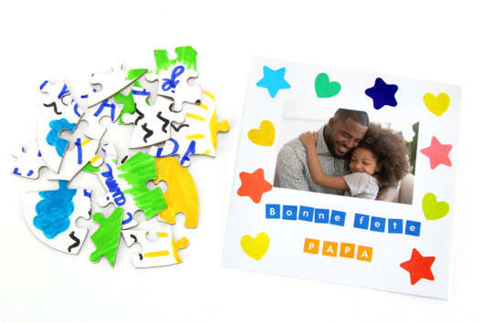 Puzzle Día del Padre Niño - Manualidades día del padre - 10doigts.fr - 2