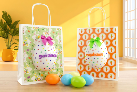 Custom Bag for the Easter Egg Hunt - 1 - DIY Easter Crafts - 10doigts.com - DIY Easter Crafts - 10doigts.fr