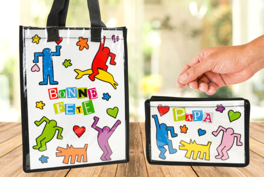 bolsa estuche pop art regalo día de la madre padres - Manualidades día de la madre - 10doigts.fr