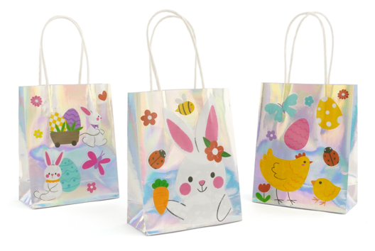 Sac de Pâques holographique - 2 - DIY Easter Crafts - 10doigts.com - DIY Easter Crafts - 10doigts.fr - 2