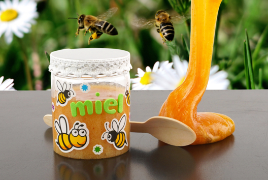 Bee Slime (Honey Effect) - 1 - Summer Crafts - 10doigts.com - Summer Crafts - 10doigts.fr