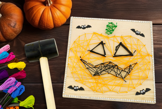 String art Halloween Niño - Actividades manuales Halloween - 10doigts.fr - 2