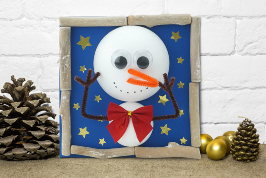 Snowman Painting - 3 - Christmas Crafts - 10doigts.com - Christmas Crafts - 10doigts.fr