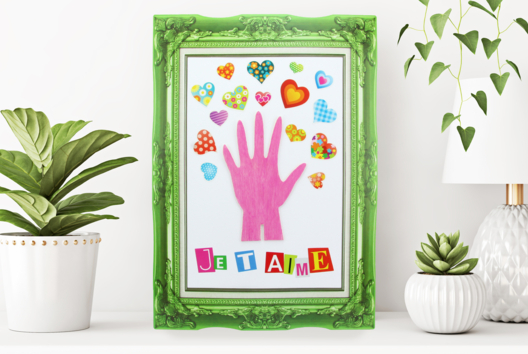 tablero regalo día de la madre corazones niños - Manualidades día de la madre - 10doigts.fr - 2