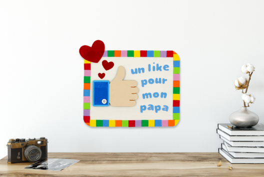 cuadro de manualidades Día del Padre niños - Manualidades día del padre - 10doigts.fr