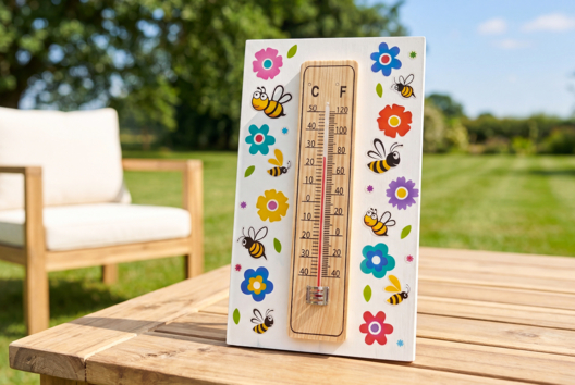 thermomètre DIY enfants printemps - Hands-on Activities on the Weather Theme - 10doigts.fr