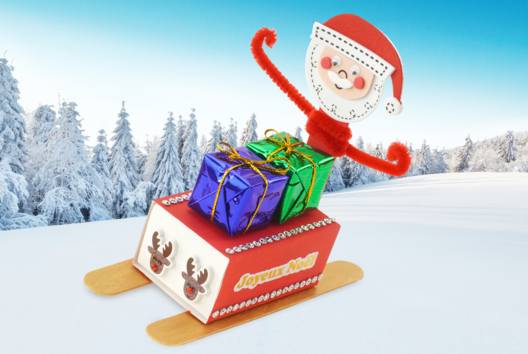 The Surprise Sleigh - 1 - Christmas Crafts - 10doigts.com - Christmas Crafts - 10doigts.fr