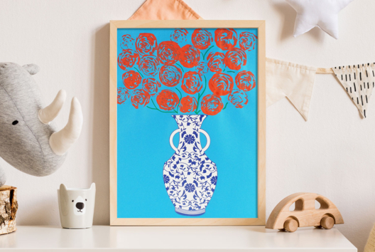 Peindre des roses avec une pochette plastique - 3 - Craft Activities for Grandmothers' Day - 10doigts.com - Craft Activities for Grandmothers' Day - 10doigts.fr - 2