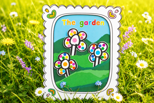 flower canvas stickers - Summer Crafts - 10doigts.fr