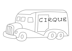 Truck 01 - Coloriages - 10doigts.fr