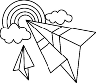 Rainbow 01 - Coloriages - 10doigts.fr