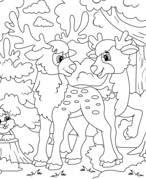 Forest animals12 - 10doigts.fr