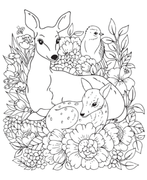 Forest animals 6 - 10doigts.fr