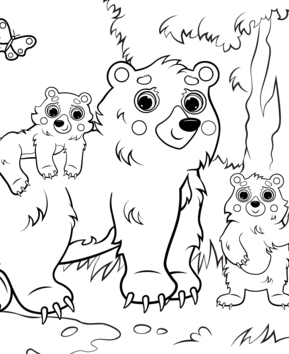 Forest animals9 - 10doigts.fr