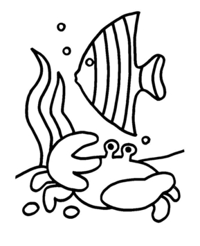 Pez y cangrejo 01 - 10doigts.fr