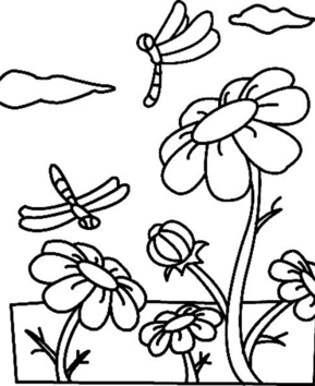 Flowers and Dragonflies 01 - 10doigts.fr