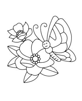 Flowers and Butterflies 02 - 10doigts.fr