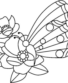 Flowers and butterflies 05 - 10doigts.fr