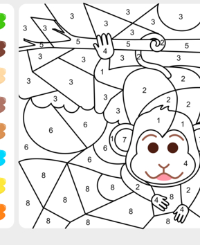Magic coloring 1 - 10doigts.fr